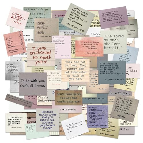 240pcs Motivation Sticker Sprüche Scrapbooking Aufkleber Sprüche Inspirational Quotes Sticker Motivierende Positive Worte Aufkleber Inspirierende Aufkleber Wörter für Laptop Handyhüllen