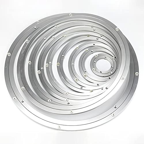 IkErna Hochleistungs -Aluminiumlegierung Lazy Susan Plattenteller Kugellager, Plattentisch Zum Plattenspieler Für Küchenentisch/100Cm