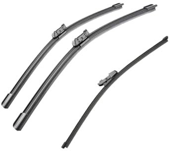 Limpiaparabrisas Para Seat Para Leon Para ST Wagon Estate 2012 2013 2014 2015 2016 2017-2020 26+16+14 Limpiaparabrisas Delantero Trasero Parabrisas Ventana 3PCS Parabrisas