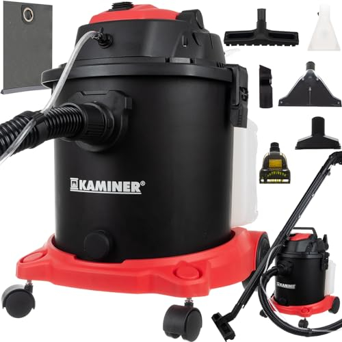KAMINER Nass-/ Trockensauger mit Blasfunktion 3 in 1 Schwamm- und HEPA-Filter 6 Düsen Leise Leistungsstark 23918