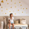 LILIMAUS Wandsticker Kinderzimmer [132 Stck. in vielen Farben] - Wandtattoo Punkte - Wandaufkleber Kinderzimmer Mädchen & Jungen - Wanddeko Kinder & Babyzimmer Deko - Aufkleber Wand - Wall stickers