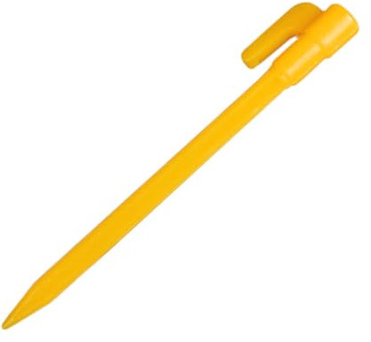 AKTOUR Articoli da trekking da uomo, in plastica, per esterni, montagna, campeggio, antivento, fissi, accessori per tenda a chiodo fisso, colore giallo, attrezzatura da campeggio (giallo, taglia