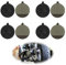 4 Paar Bremsscheibenbeläge für Elektroroller, Bremsbeläge für Kugoo M4/M4 Pro Scooter, Bremsklötze Harzhalbmetall, Elektroroller Brake Lining Pads Halbmetall Ersatz Zubehör (Halbmetall)