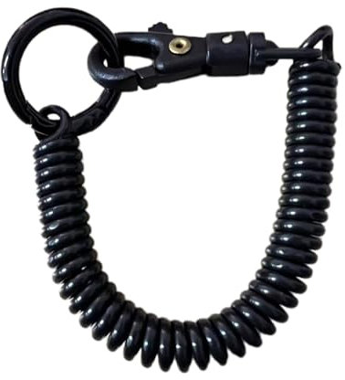 Stretchy Spirals Keyring Retractable Keychain Coil Spring Keychain Alloy Key Holder Colors Key Chain For Backpack