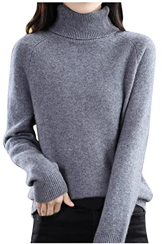 Cashmere Jumpers Ladies' Fine Knit Sweater Vest for Women UK Size 14 Black Winter Jumper Dress