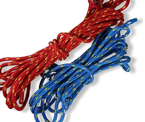 ABAZO Polypropylen Seil Kunststoffseil Polyseil geflochten Rope Nylonschnur Schnur Festmacher Rope (20 Meter, 4mm)