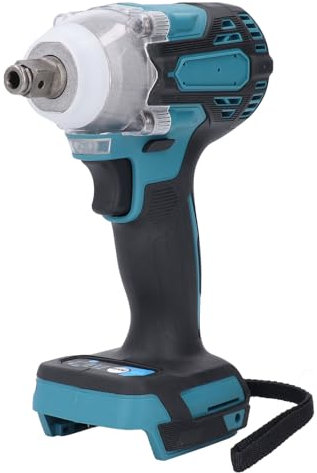 Luocute Cordless Electric Impact Gun, 2 in 1 Brushless Motor Impact Driver with LED, 380Nm 2800RPM Stepless Speed Electric Impact Wrench, Bidirectional Braking