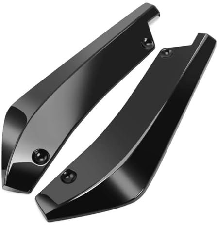 FZCSIMR Splitter Spoiler Canard per Alfa per Romeo 147 156 166 GT JTD TS Paraurti Posteriore Labbro Diffusore Splitter Spoiler Alette Labbra Gonna carrozzeria(Nero)