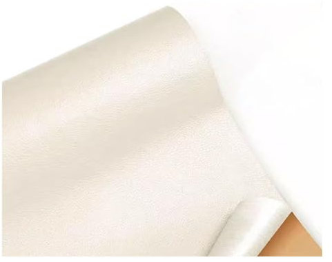 Kunstleder Selbstklebend Selbstklebende Leder-Reparaturflicken Für Möbel, Ledersofa-Autositz-Reparaturflickenband, Stark Klebendes Leder-Reparaturflicken Für Polster(Beige white)