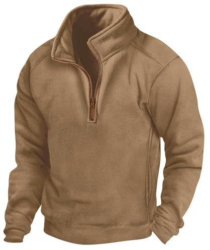 Sale Damen Sweatshirt Herren ohne Kapuze Hoodie Microfleece Pullover Winter Warm Fleecepullover Stehkragen Oberteile Winddichter Hoodies Casual Tops Sandalen Sale Damen