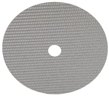 CD Tuning Pad, Low Distortion Rate Carbon Fiber CD Tuning Pad High Fidelity Lossless Sound Quality Easy To Use for CD Player (Silver)