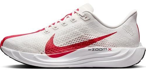 Nike Men Pegasus Plus Laufschuh Running Shoe, Platinum Tint University Red Phantom, 9 UK