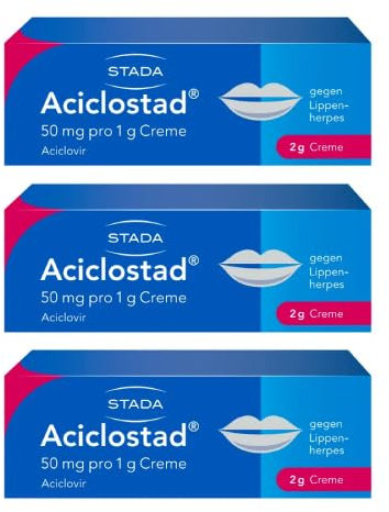 ACICLOSTAD Creme gegen Lippenherpes (3x2g)