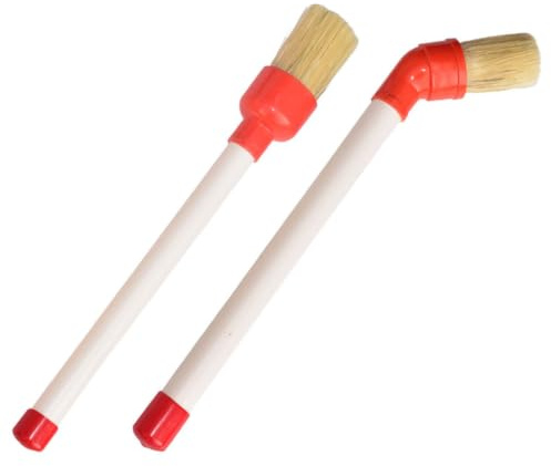 POPETPOP Brosse À Graisse De Pneu 2 Pinceaux pour Le Nettoyage des Pneus Et des Roues Outil Compact pour L’Entretien Automobile Format Portable pour Utilisation en Déplacement