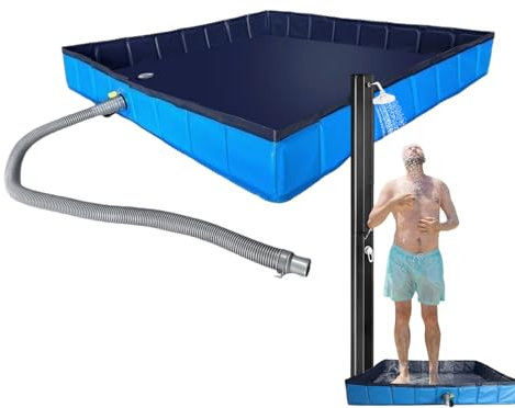 Zestivra Base de Douche Pliable | Plancher De Douche Camping Plein Air pour Cabines De Douche,Équipement de Bains Extérieurs et Accessoires de Camping pour VR, Plage, Voyage
