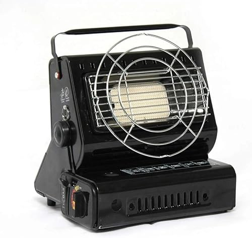 Portable Gas Heater For Outdoor Camping, Hiking, Fishing, Caravan & Skiing Trips - Emergency, Safety Grill, Auto Ignition, Carry Handle & Temp Control