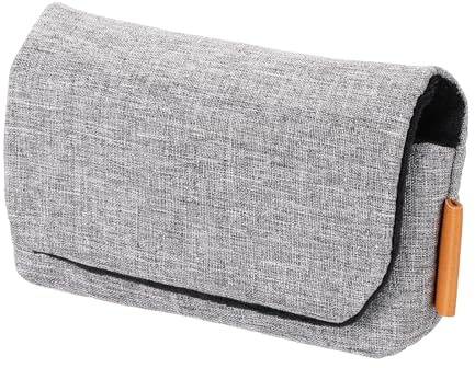 sourcing map Digital Camera Case Travel Pouch Sleeve,15x10.5x4cm,Gray | Fiber Multi-Purpose Small Portable Compact Storage Bag for Nikon W300S Fuji X-70 / XF10