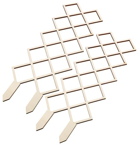 2 Pièces Treillis de Jardin en Bois pour Plantes Grimpantes, Kaki | Lawn et Patio, Réutilisable, Structure Stable, Support Solide pour Plantes et Fleurs