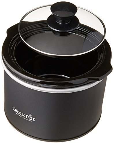 Crock-Pot Mini fornello lento manuale rotondo da 1,5 litri, nero (SCR151)
