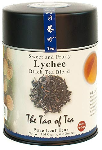 The Tao of Tea, Lychee Black Tea, Loose Leaf, 4.0 Ounce Tins