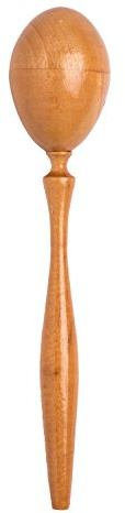 Schicke Mahagoni Holz Rassel Holzrassel Eiform Egg Style Shaker Maraca Kinder