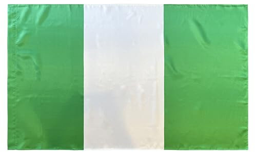 Durabol Bandera Nigeria 150 x 90 cm Satén