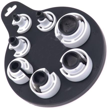 Trade Shop Traesio Kit da 7 Pezzi Morsetti Smontaggio Tubi Aria Condizionata Climatizzatore Auto