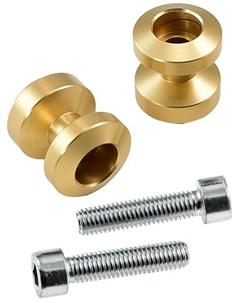 Bobbins/Racingadapter Ständeraufnahmen Schwingenschutz Schwingenadapter für Montageständer M6 Gewinde gold