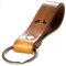ELBERCRAFT® Schlüsselanhänger Leder Roller Geschenk für Frauen oder Männer pflanzlich gegerbt braun mit gravur schwarz 12 cm made in Germany Leather Keychain