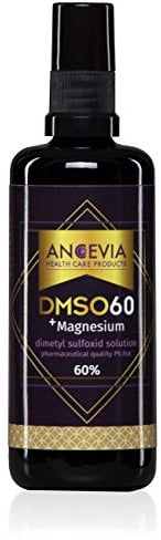 ANCEVIA® DMSO 60 mit Magnesium 100ml - Dimethylsulfoxid 99,9% Ph. Eur. + Magnesiumchlorid - Spray Zerstäuber - Pharmazeutische Reinheit - Magnesiumöl - Zerstäuber - Geruchsneutral