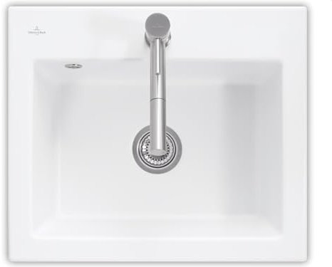 Villeroy & Boch VB-3309 01 RW SUBWAY 60S Spülbecken, Stone White
