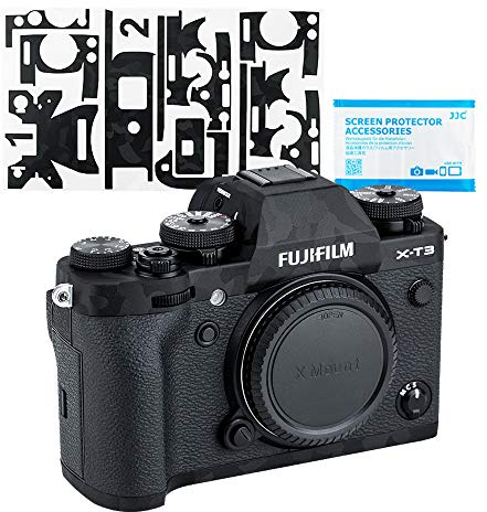 Film de protection autocollant pour appareil photo reflex numérique Fujifilm X-T3 – Autocollants 3M anti-rayures camouflage ombre noire