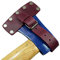 Hide & Drink, Lumberjack Hatchet Sheath, Rustic Case with Adjustable Strap, Protector Holster, Full Grain Leather, Handmade, Sangria