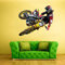Dirtbike Wandtattoo Dirtbike Aufkleber Motocross Dekoration Jump Motorrad Wanddekorkunst Sportgrafik Jungenzimmer Hausmann Höhle cl376