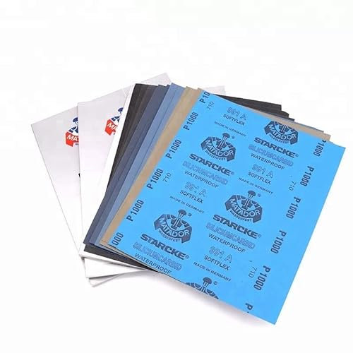 Starcke Matador Premium Schleifpapier | Made in Germany | Körnung 60 bis P7000 wählbar | Wasserschleifpapier Nassschleifpapier (10, P120)