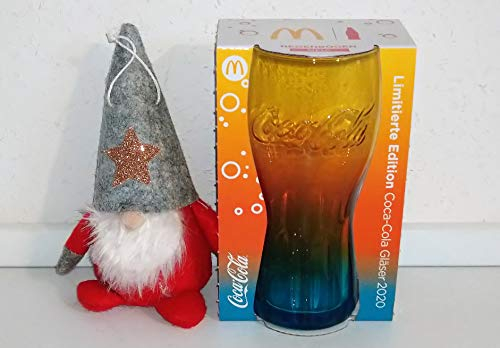 RegenbogenGlas + Glückswichtel/Mc Donald's / 2020 / NEU/Sammelglas/Rofu/Action/Kik