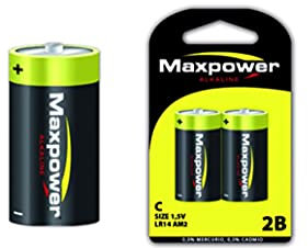 Batterie MAXPOWER C LR-14 Astuccio 12 unità
