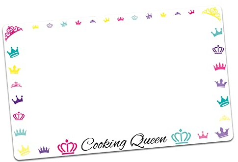 Displayschutz Aufkleber kompatibel mit Küchenmaschine Thermomix TM6 Design Sticker Klebefolie Zubehör Küchengerät wasserfest selbstklebend R183 (06 Cooking Queen)