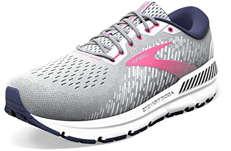 Brooks Women's Addiction GTS 15 Supportive Running Shoe, Oyster/Peacoat/Lilac Rose, 44 EU