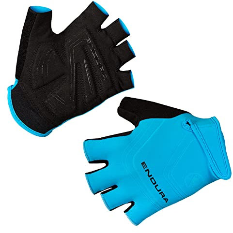 Endura Xtract Fahrradhandschuh | Gel-Polsterung | Silikon-Grip-Handschuhe, Hellblau, 2XL