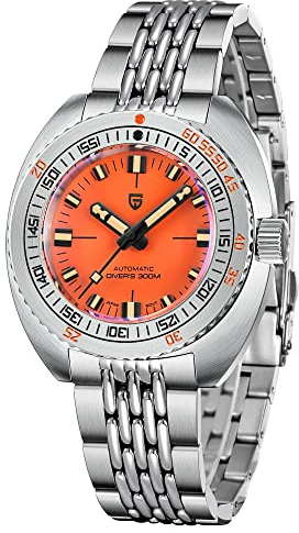 Pagani Design Herrenuhr Automatik Mechanisch Elegant Business Herren-Armbanduhr Japanisches Uhrwerk NH38 42.7mm Edelstahl Saphirspiegel 300M Wasserdicht 1719