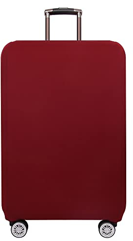 Frunimall Koffer Schutzhülle,Reise Kofferschutzhülle,Elastisch Kofferhülle,Luggage Cover,Kofferbezug,Gepäck Cover,Abdeckung Schutzhülle,22-24 M(Rot)