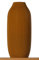 3D Vase Dekovase Stella XL 38cm Bodenvase Deko Vase Pampasgras Trockenblumen Braun