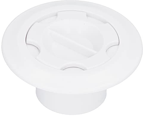 LIZEALUCKY 2-Zoll-Pool-Bodenablauf, weiß, rund, Wasserleitung, Bodenablauf, Filtertyp, Ablaufauslass, Ersatzteile, Schwimmbad