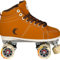 Chaya Rollschuhe Cappuccino - Roller Skates für Damen und Herren im Retro-Look für Roller-Disco - Roll-Schuhe in Braun