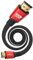 JSAUX Cavo HDMI 4K 4 Metri [60Hz, 2.0, 18Gbps] Piatto Ad Alta Velocità, Nylon Intrecciato, Supporto 3D HDR UHD 2160p 1080p Ethernet ARC per PS3/4 TV PC, Rosso