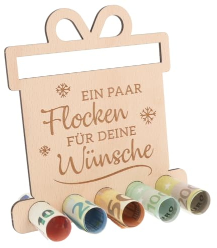 Spruchreif Originelle Geldgeschenke aus Holz Weihnachten Gutschein Weihnachtliche Geldgeschenke Frohe Weihnachten