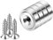Neosmuk Magnete mit Loch,30kg starke runde Magnete für die Wand,Magnet mit Schraube für Holz,Neodym-Scheibenmagnet mit Loch in der Mitte,25mm flacher Magnet(4er-Packung)