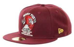 New era Mount Fuji Mountain Japan Collection Maroon 59Fifty Basecap - 8-64cm (XXL)
