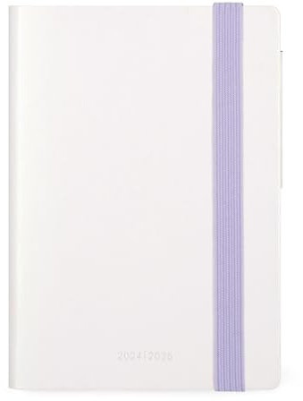 Legami - Agenda Giornaliera 2024-2025, 16 Mesi Small, Diario da Settembre 2024 a Dicembre 2025, Chiusura con Elastico, Carta Certificata FSC, con Planner Mensile, 9.5 x 13.5 cm, Moonglow